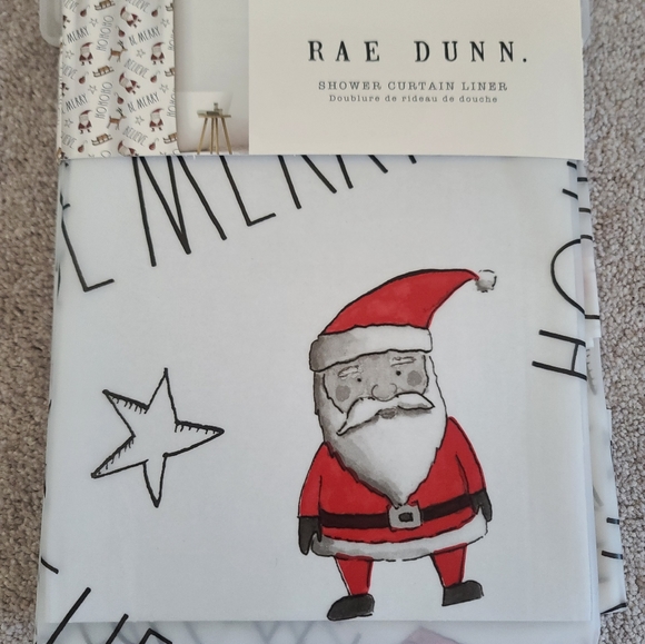 Rae Dunn Shower Curtains - Picture 2 of 2